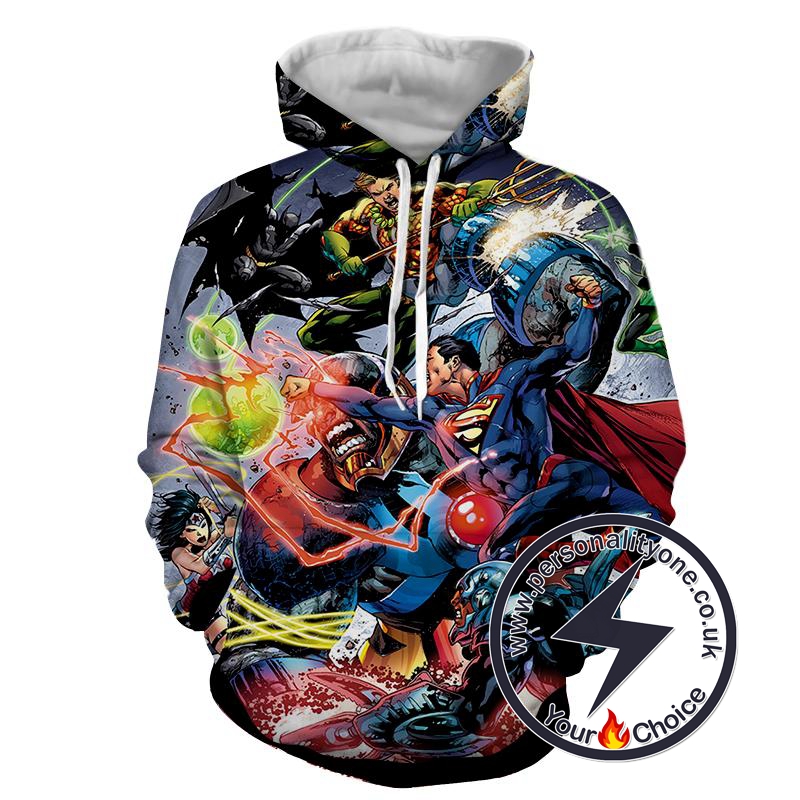 Justice League - Justice League 3D - Justice League Hoodies